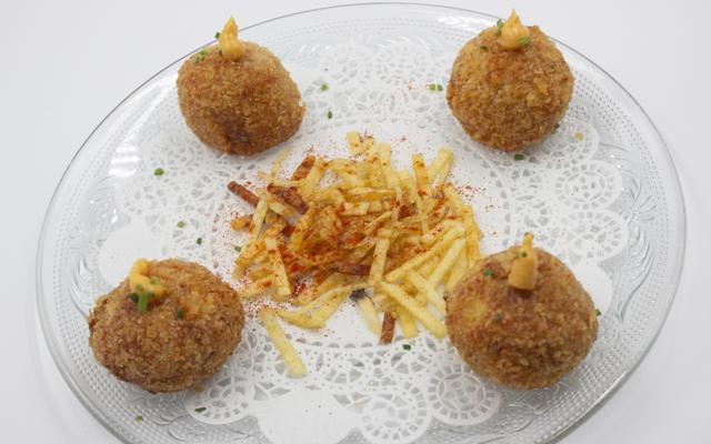 croquetas de gamba roja